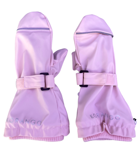 Korango Fleece Lined Waterproof Mittens - Pink