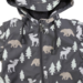 Korango Bear Colour Change Lined Rain Suit - Charcoal