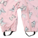 Korango Butterfly Colour Change Lined Rain Suit - Fairytale Pink