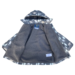 Korango Bear Print Colour Change Lined Raincoat - Charcoal