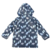 Korango Bear Print Colour Change Lined Raincoat - Charcoal