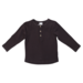 Korango Classic L/S Henley Tee - Charcoal