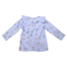 Korango Butterfly L/S Tee W Frill - Blue Herron