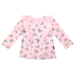 Korango Butterfly L/S Tee W Frill - Fairytale Pink