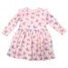 Korango Butterfly Print L/S Dress - Fairytale Pink