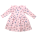 Korango Butterfly Print L/S Dress - Fairytale Pink