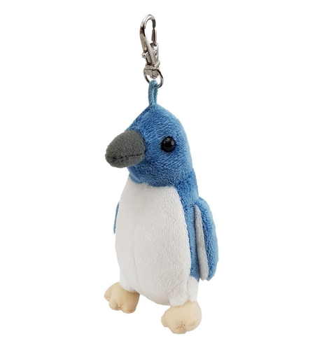 Antics Blue Penguin Keyclip