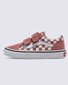 Vans Kids Old Skool Velcro Color Theory - Checkerboard Withered Rose