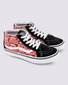 Vans Kids Sk8-Mid Logo - Black/Racing Red