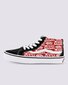 Vans Kids Sk8-Mid Logo - Black/Racing Red