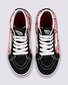 Vans Kids Sk8-Mid Logo - Black/Racing Red