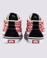 Vans Toddler Sk8-Mid Velcro Logo - Black/Racing Red