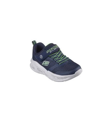 Skechers Kids Meteor-Lights - Navy/Lime