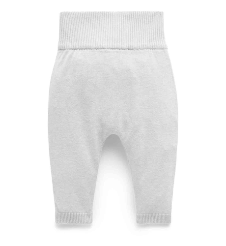 Purebaby Essentials Newborn Legging - Pale Grey Melange