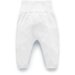 Purebaby Essentials Newborn Knitted Legging - White