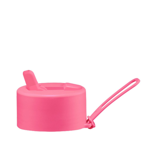 Frank Green Flip Straw Lid & Strap Pack - Neon Pink