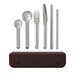 Frank Green 6pc Cutlery Set with Pouch - Chocolate