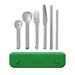 Frank Green 6pc Cutlery Set with Pouch - Evergreen