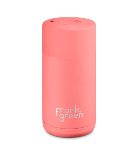 Frank Green 355ml Ceramic Reusable Cup - Sweet Peach - KIDS STUFF-Drink ...