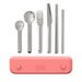 Frank Green 6pc Cutlery Set with Pouch - Sweet Peach