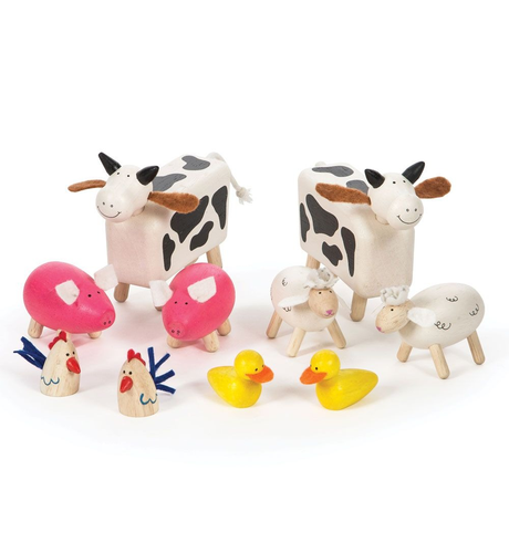 Tidlo Wooden Farm Animals