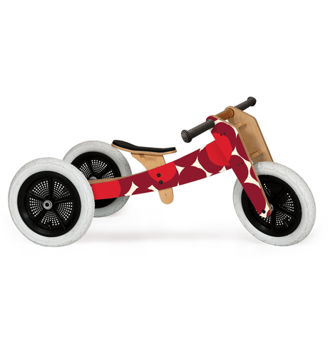 Wishbone 3-in-1 Balance Bike - Red Spot