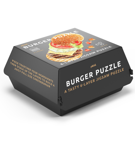 6 Layer Burger Puzzle