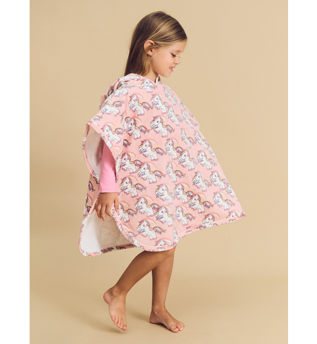 Huxbaby Rainbow Unicorn Swim Poncho