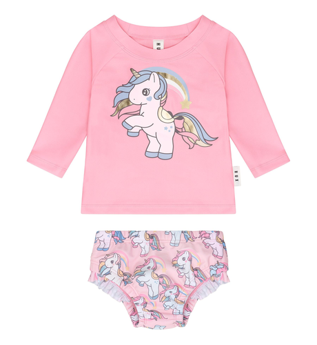 Huxbaby Rainbow Unicorn Swim Set