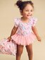 Huxbaby Rainbow Unicorn Frill Ballet Swimsuit