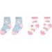 Huxbaby Rainbow Unicorn 2Pk Socks