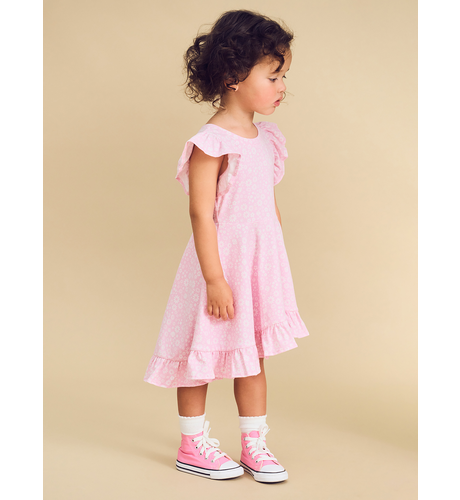 Huxbaby Daisy Seashell Frill Swing Dress