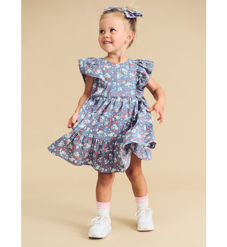 Huxbaby Vintage Strawberry Frill Dress