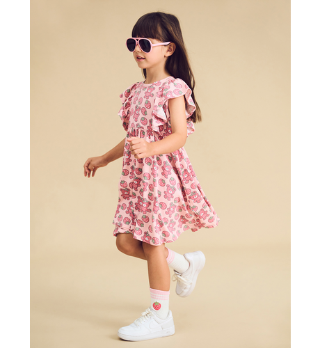 Huxbaby Berry Bear Frill Dress