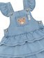 Huxbaby Huxbear Knit Denim Frill Pinafore