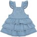 Huxbaby Huxbear Knit Denim Frill Pinafore