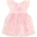 Huxbaby Starry Rainbow Frill Tulle Dress