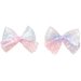 Huxbaby Daisy Seashell Tulle 2Pk Hair Bow