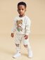 Huxbaby Furry Hux Track Pant - Oat Marle