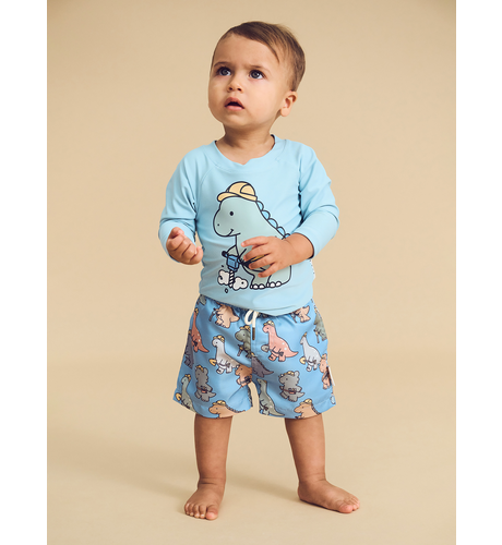 Huxbaby Construction Dino Rashguard