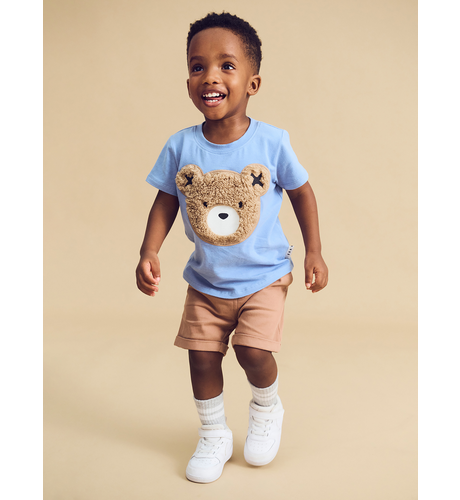 Huxbaby Furry Hux T-Shirt - Cornflower