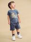 Huxbaby Slouch Short - Washed Navy