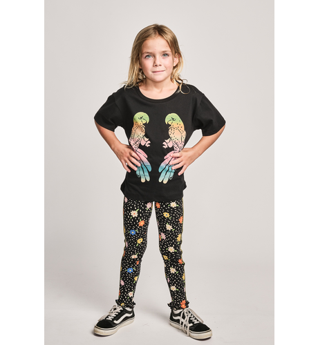 Missie Munster Love Bird S/S Tee - Black