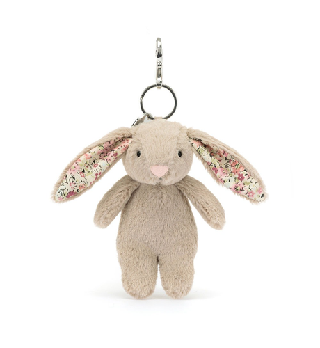 Jellycat Blossom Beige Bunny Bag Charm