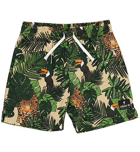 Radicool Dude Jungle Leopard Drill Short