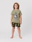 Radicool Dude Jungle Leopard Drill Short