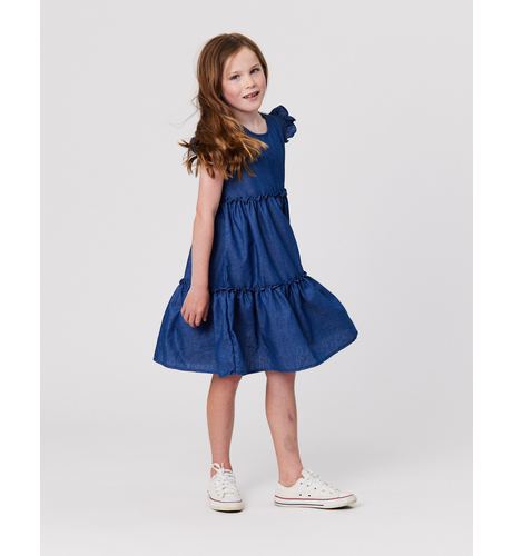 Kissed By Radicool Chambray Jasmine Dress