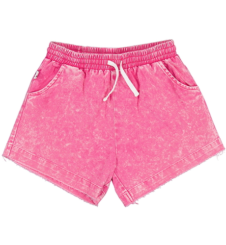 Kissed By Radicool Raspberry Sorbet Denim Short