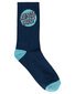 Santa Cruz Other Dot Crew Sock 4Pk (Womens 6-10) - Wht/Jade/Blu