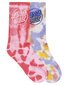 Santa Cruz Opus Dot Crew Sock 2Pk (Yth 2-8) - Rose/Iris Tie Dye